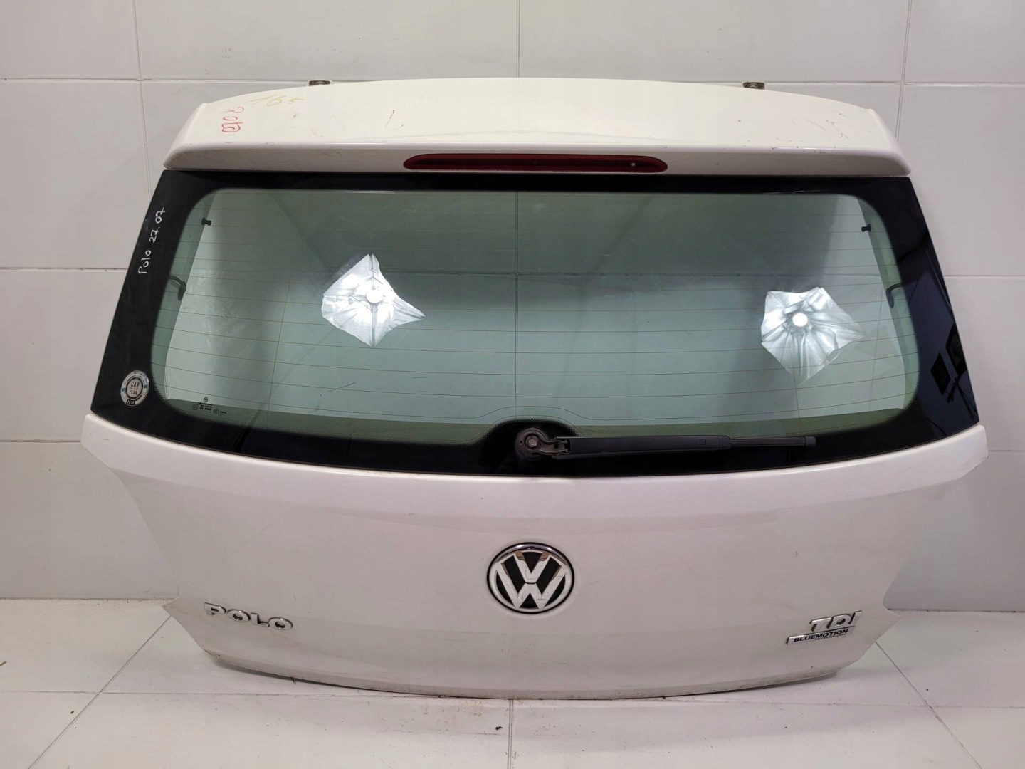 rear trunk door boot Volkswagen Polo 5 facelift 2018