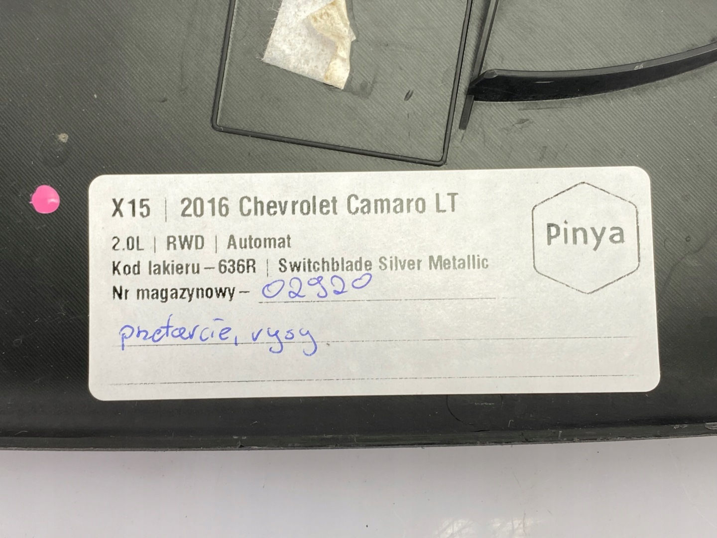 Lewxa Blende Abdeckung Leuchte Chevrolet Camaro 2016+ USA