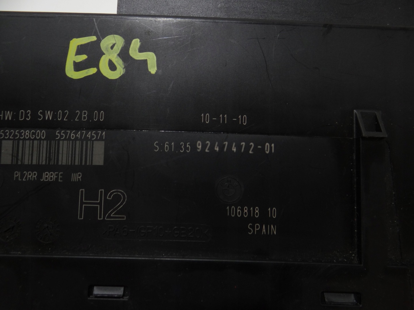 BMW E84 Unité commande confort 9247472