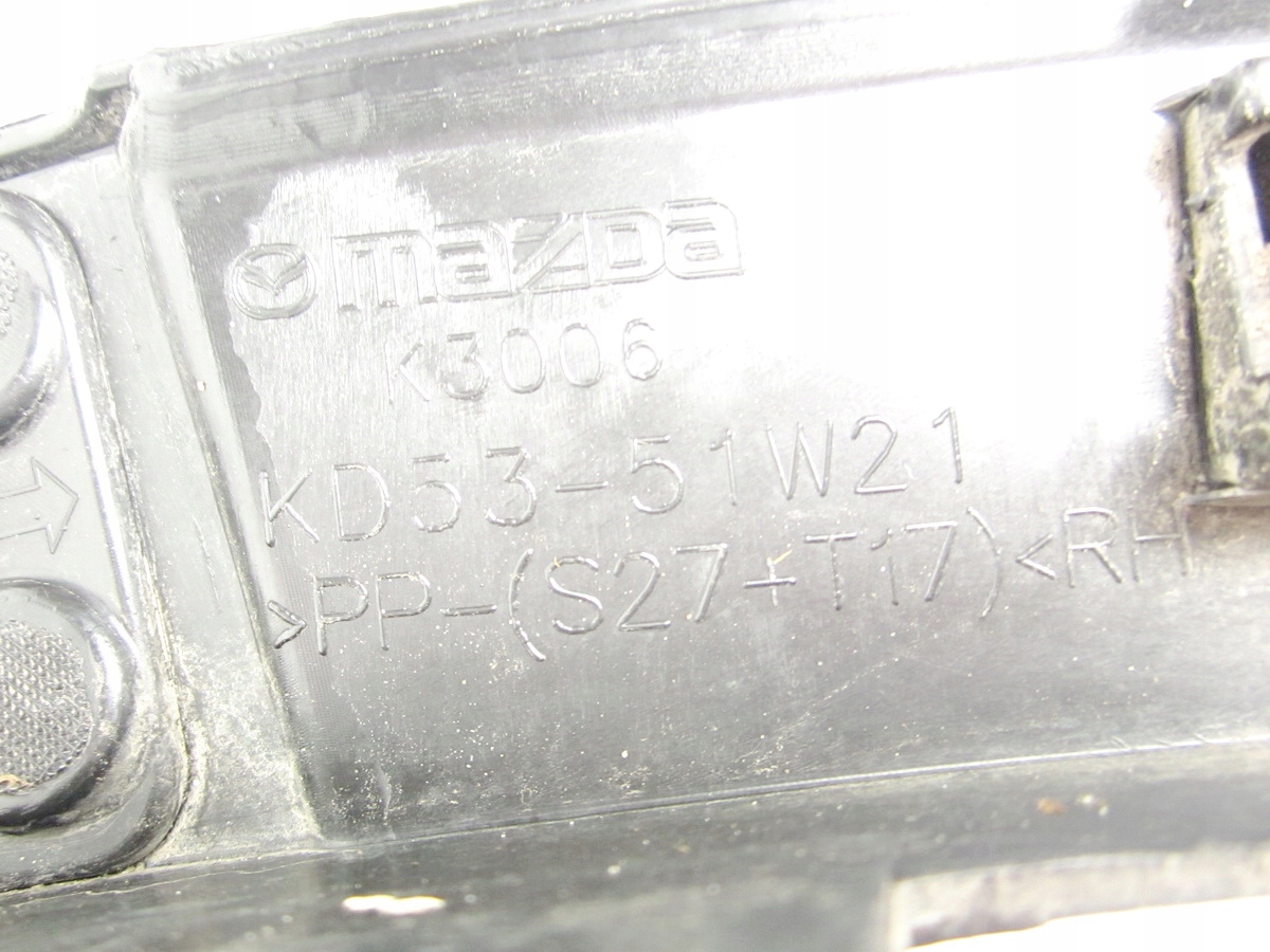 cap moulding of a fender front front right Mazda CX5 CX-5 2014