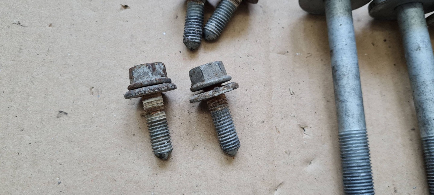 A7 4G screws springing rear part SANEK axle beam siders A6 C7 4G A4 B8 A5