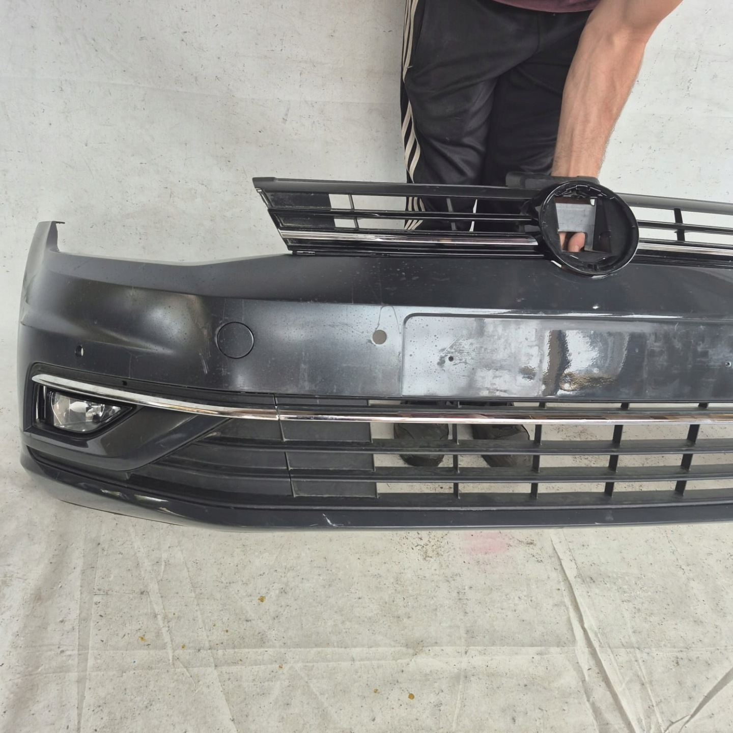 VW GOLF VII 7 LIFT 16-20 bumper front front PDC