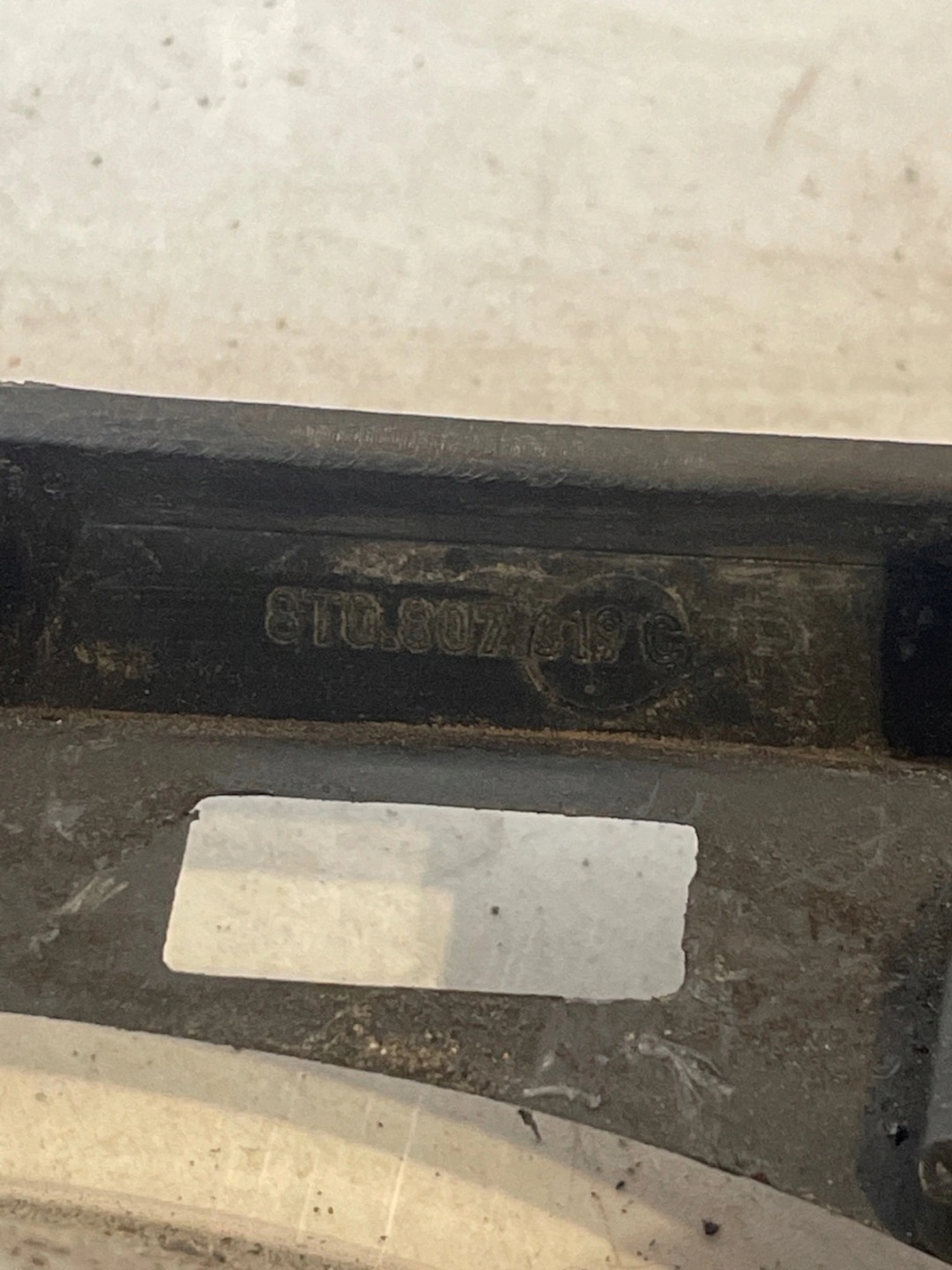 Terminal échappement de l’échappement Support Droite Audi RS5 8T