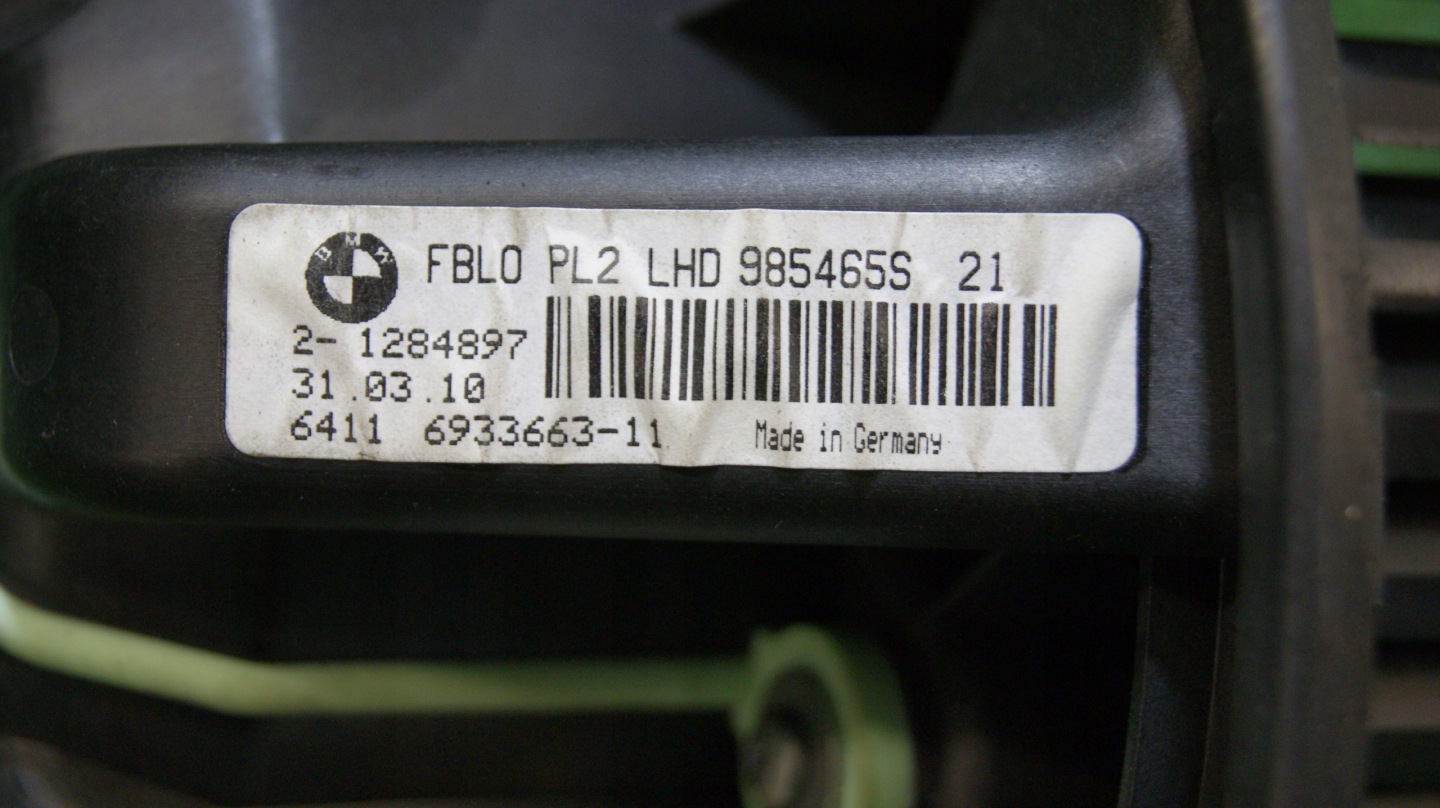 ventilátor klími BMW E88 6411 6933663-11
