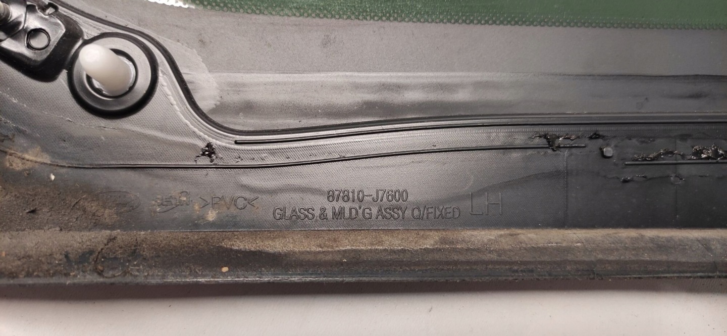 KIA CEED III KOMBI window bodywork left left rear part CHROM CIEMNA AS3 17-21