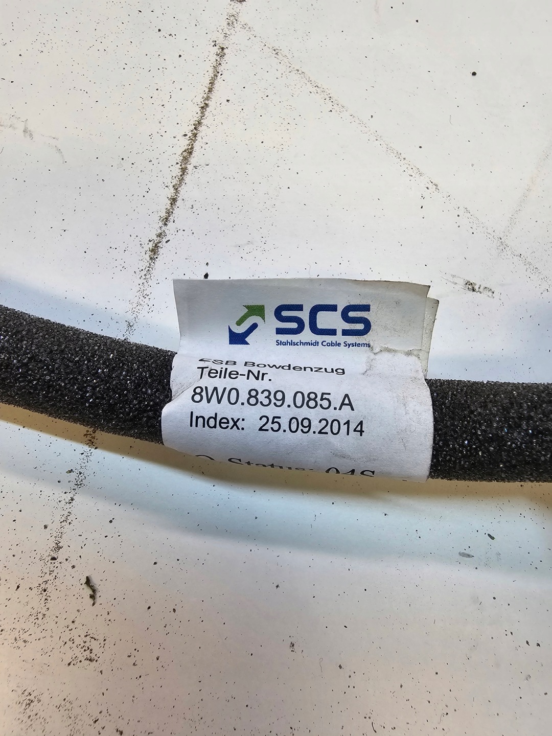 Câble Levier Portière Arrière AUDI A4 B9 A5 8W0839085A