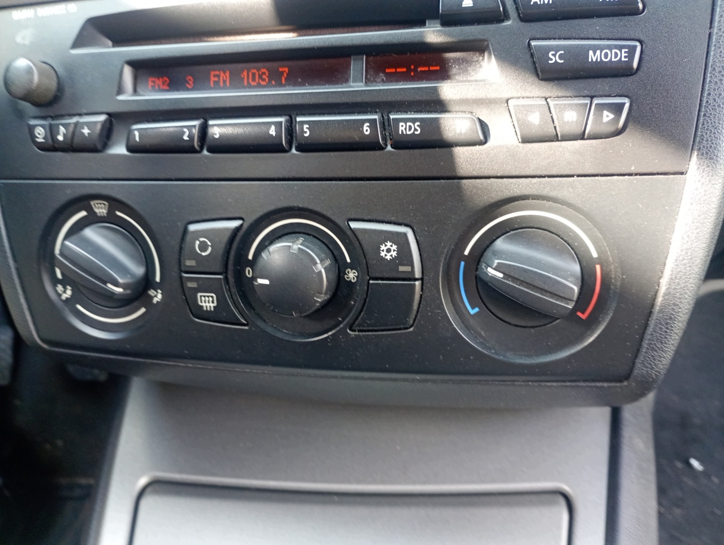 switch PANEL air conditioning devices OGRZEWANIA BMW 1 and E87 04-11