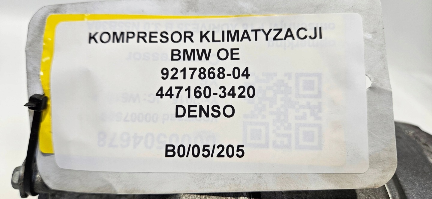 kompresor klimatizaci BMW OE 9217868-04