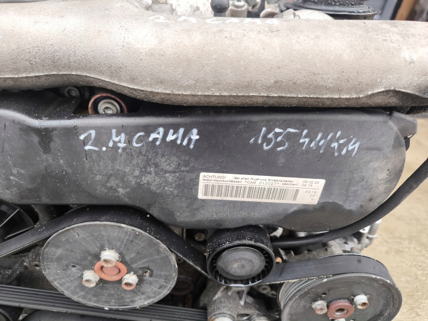 engine complete AUDI A4 B8 A5 8T ITP 2.7 TDI CAM CAMA original !!!