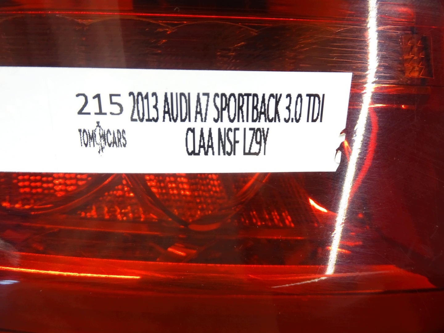 light left rear part left rear W fender LED AUDI A7 4G 4G8945095