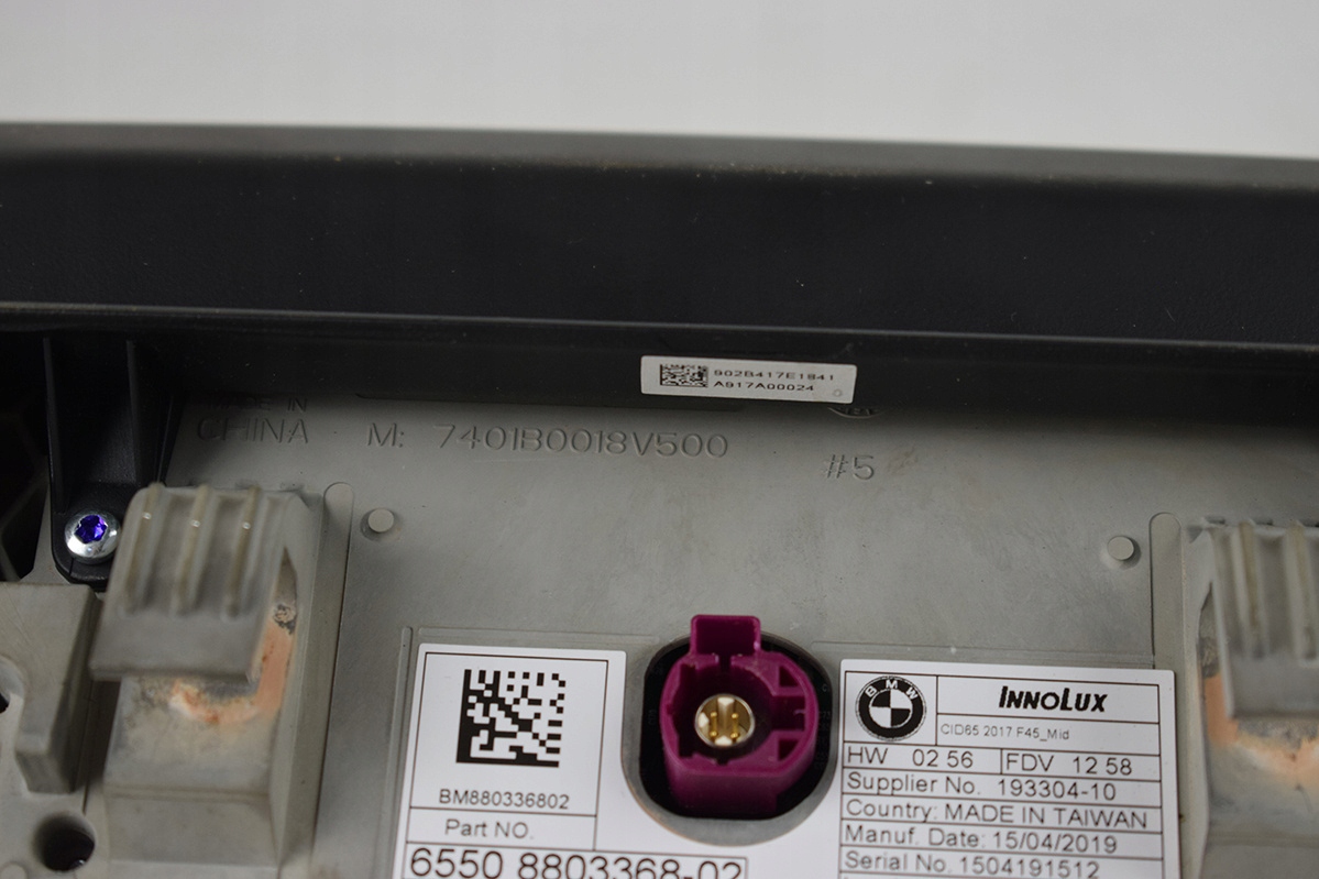 EKRAN * display navigation devices BMW 2 F45 8803368