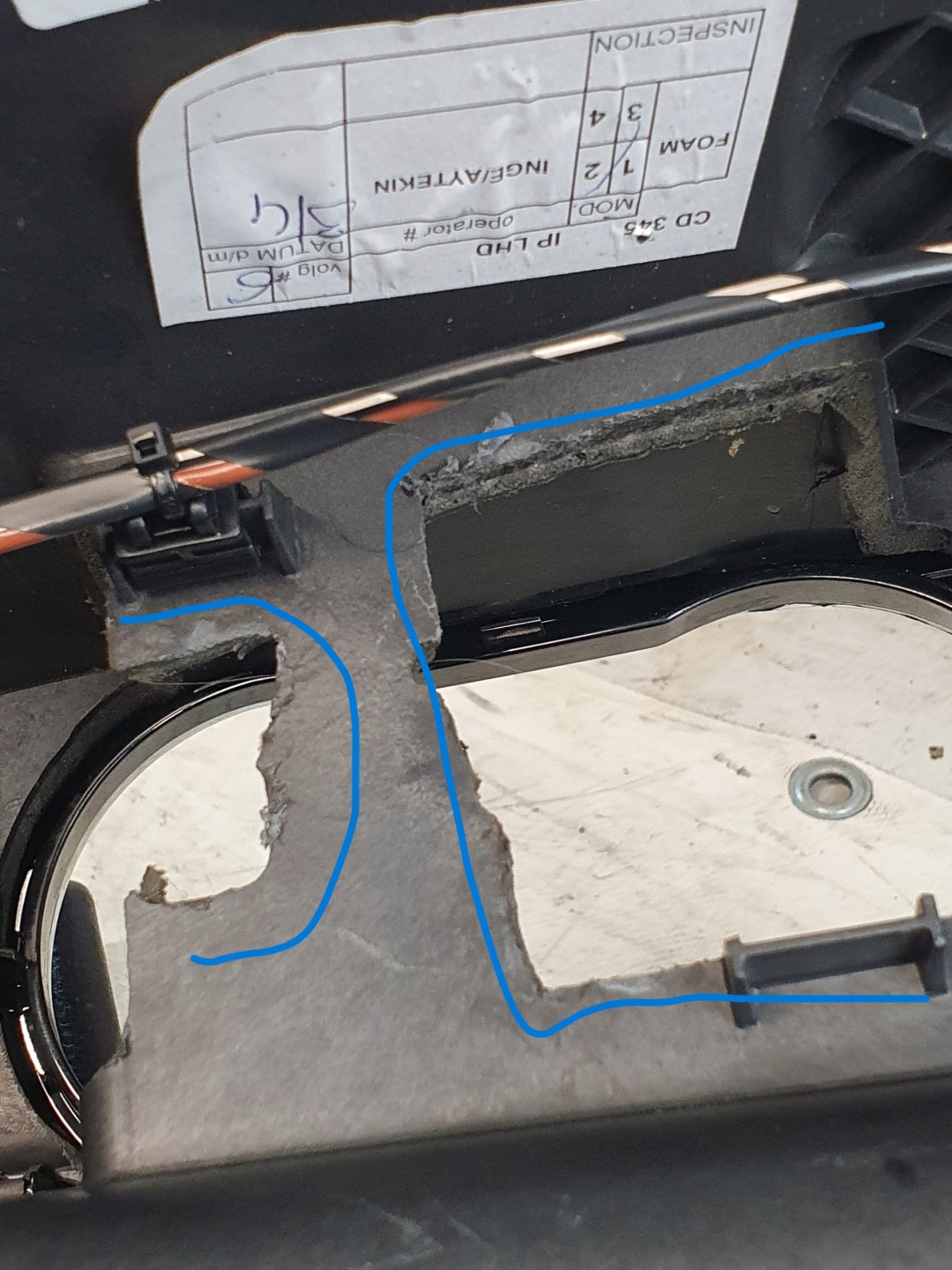 TUNEL central console OE 7S71-A045A20-AX FORD MONDEO MK4 07r. EU