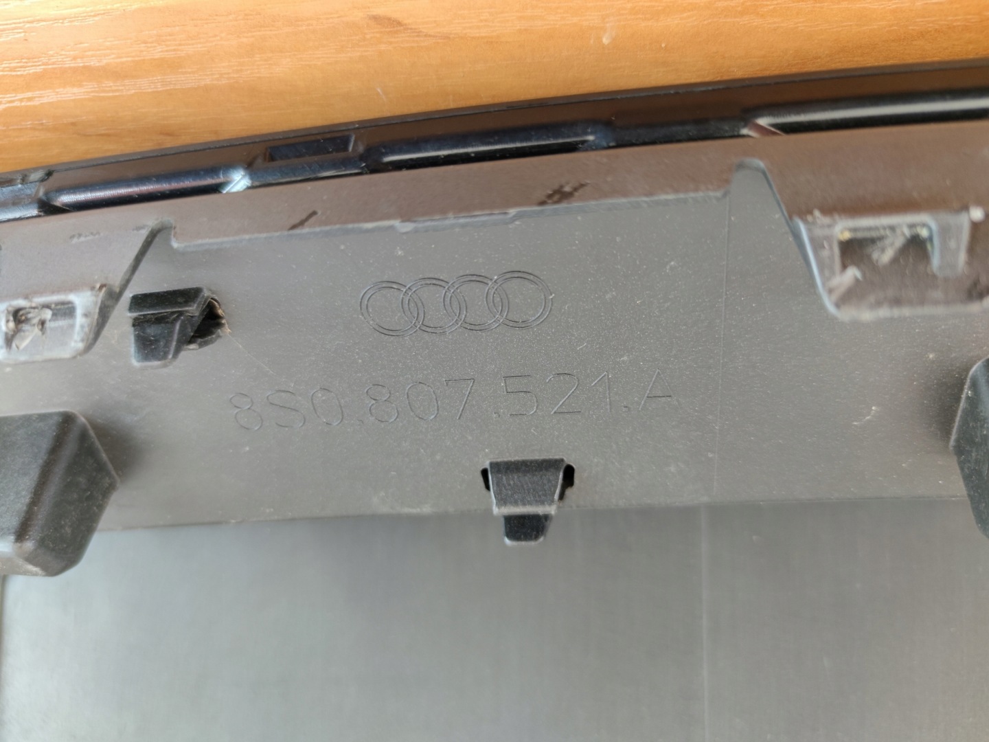 AUDI TT 8S S-LINE SPOILER lišta nárazníku záď 16R+