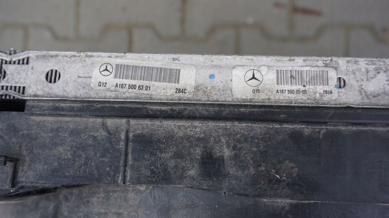 MERCEDES GLE GLS 167 - chladič vody ventilátor