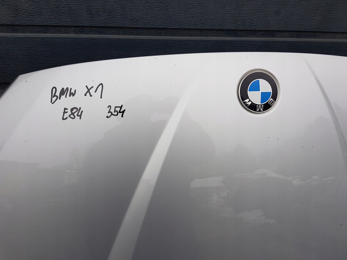bonnet BMW X1 E84 TITANSILBER 354