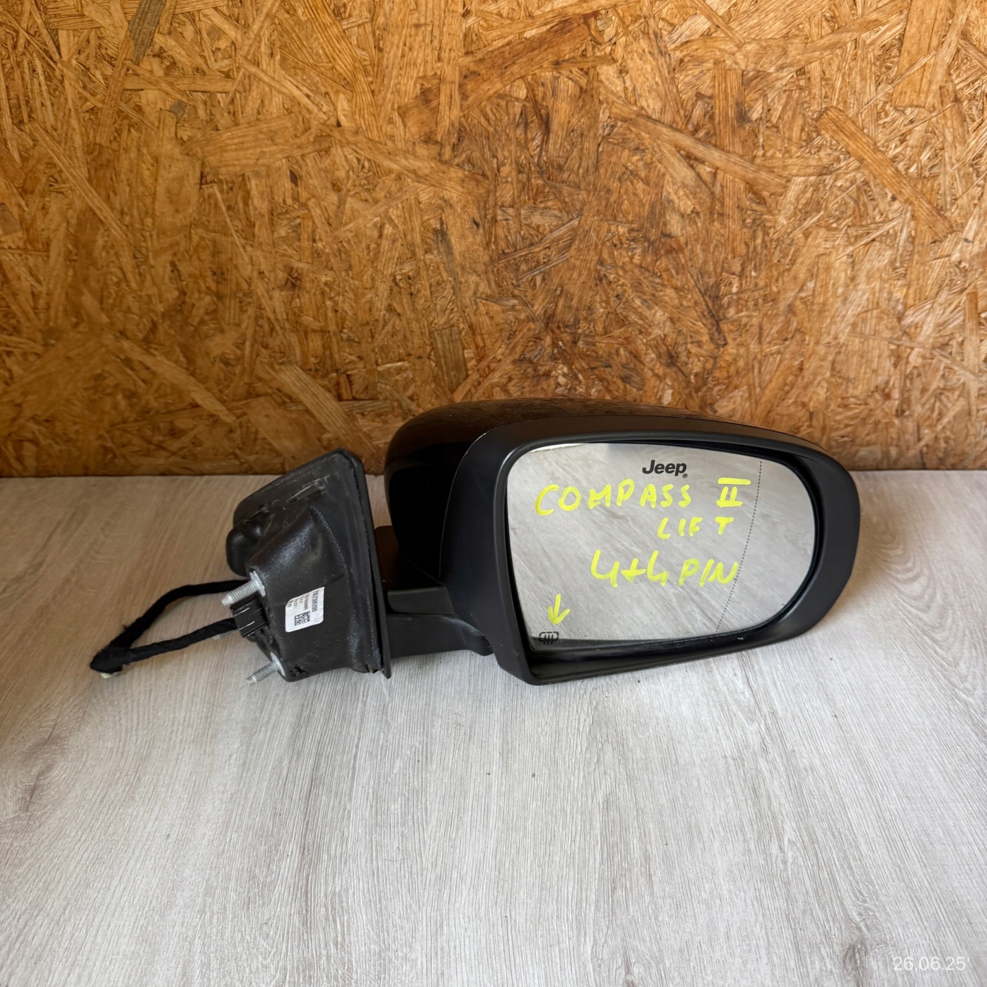 mirror right JEEP COMPASS II LIFT 8 PIN (4+4) + GRZANIE