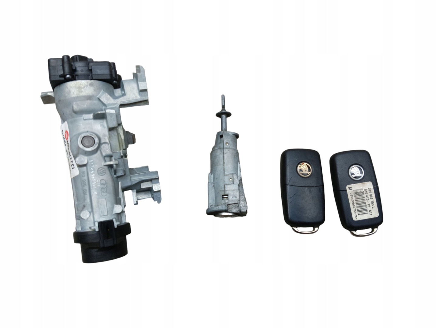 Allumage 2X Clé Insert SKODA RAPID (2012-2017) 1K0905851