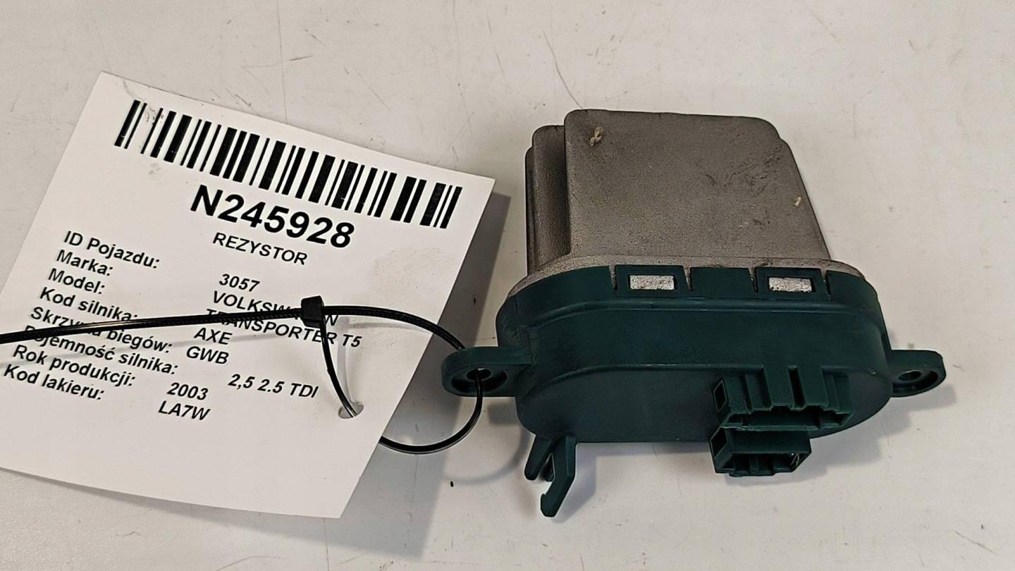 resistor, rheostat, regulator 116486 VOLKSWAGEN TRANSPORTER T5