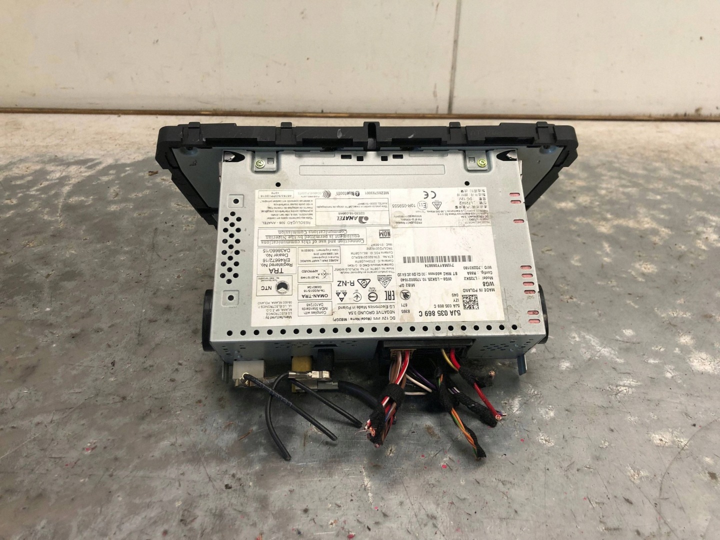 RADIO MIB2GP SKODA RAPID SPACEBACK 5JA035869C