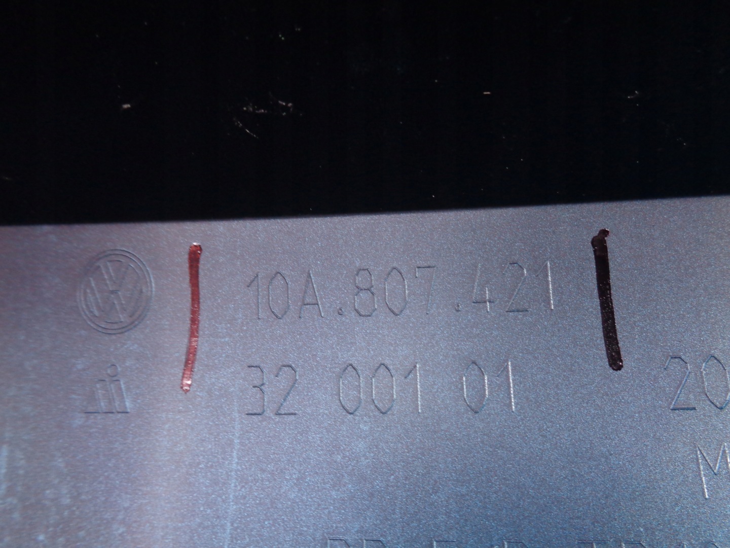 bumper rear VW ID3 10A 21- NR 32386