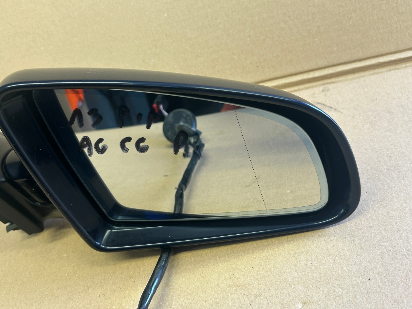AUDI A6 C6 mirror right 13 PIN EUROPA LZ5D