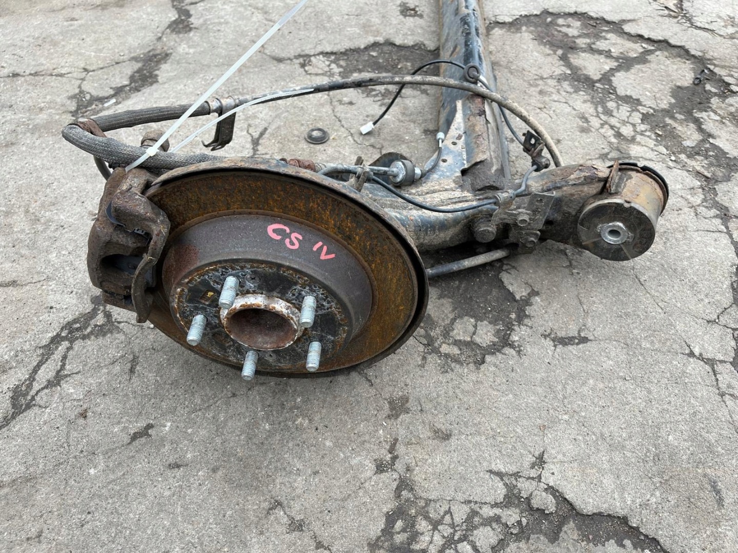 KIA CARENS IV sider rear part rear axis complete 2013