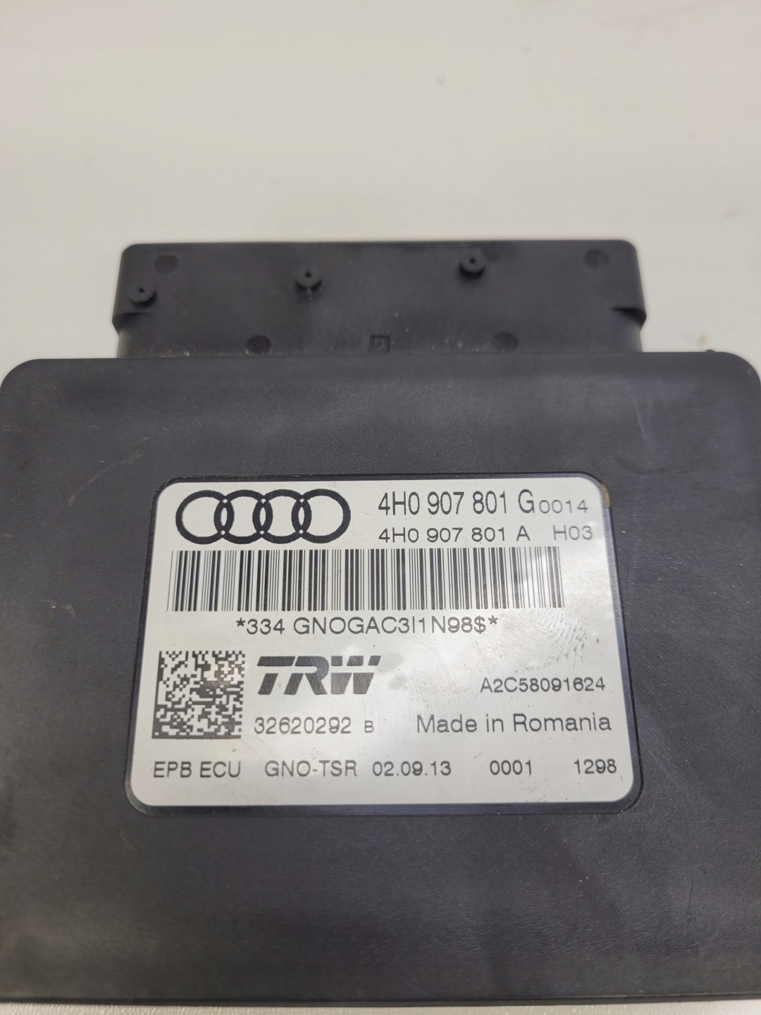 control unit electric brake AUDI A6 C7 4H0907801G