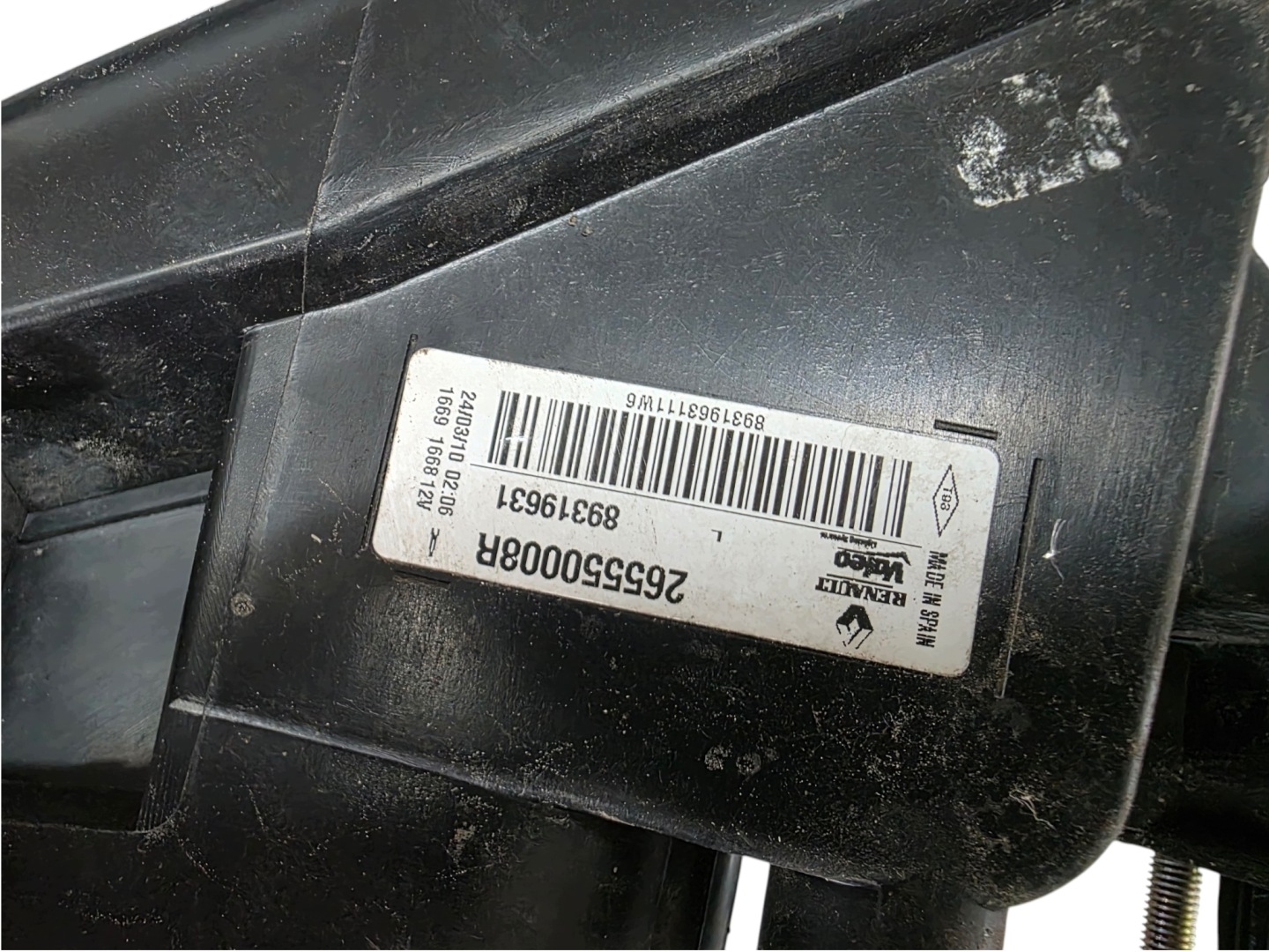 light left rear part RENAULT MEGANE III COUPE EUROPA 265550008R