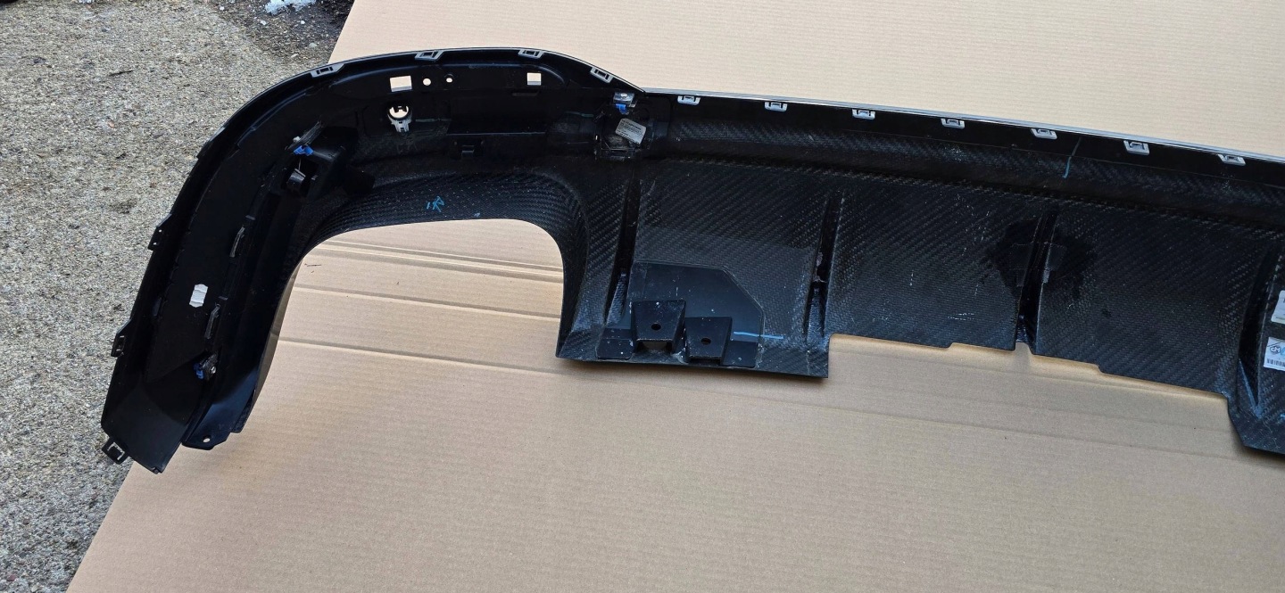 Maserati Grecale Trofeo bumper rear diffuser Carbon