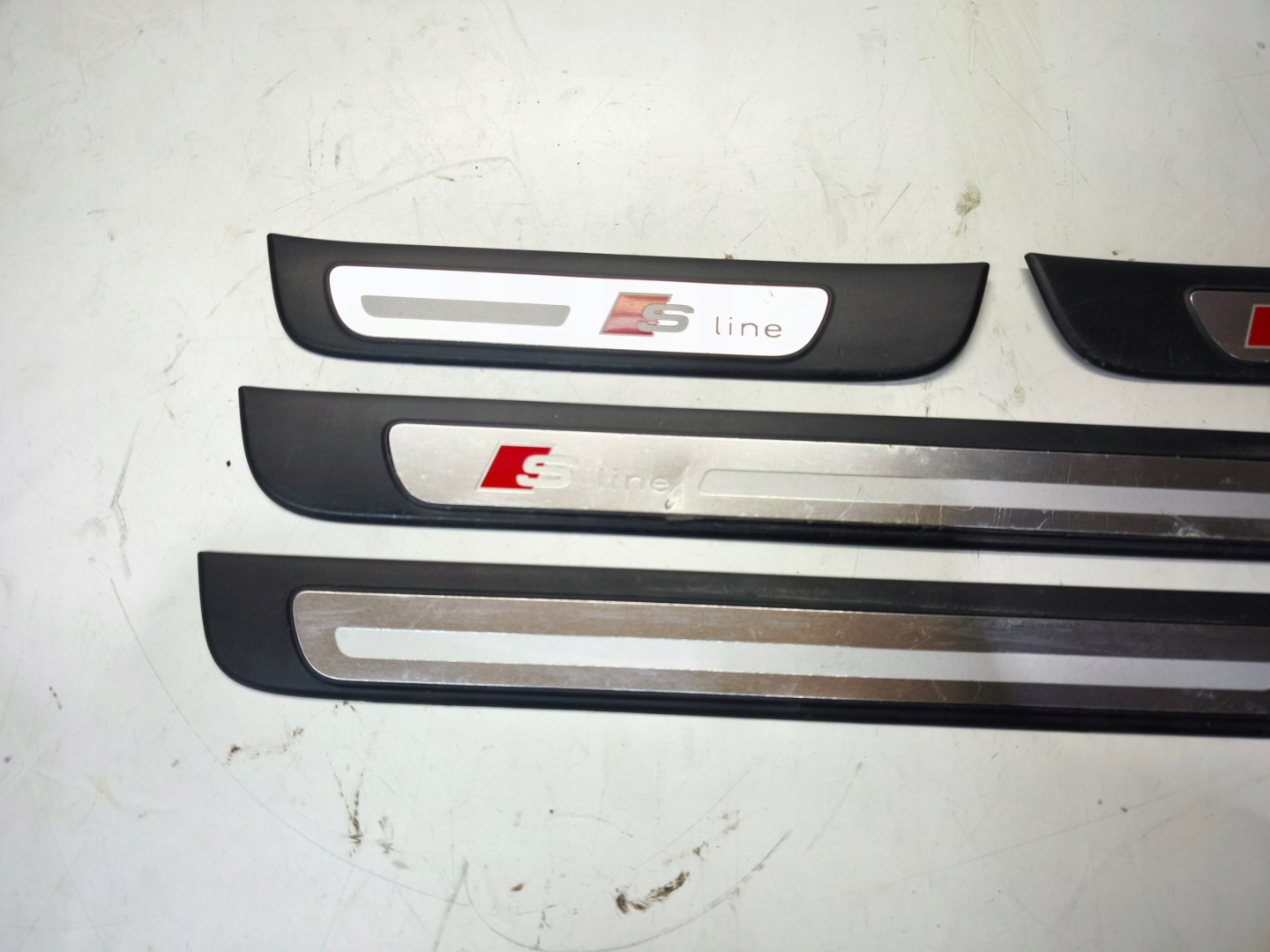 moulding mouldings threshold inner KOMPLET AUDI A4 B8 S LINE