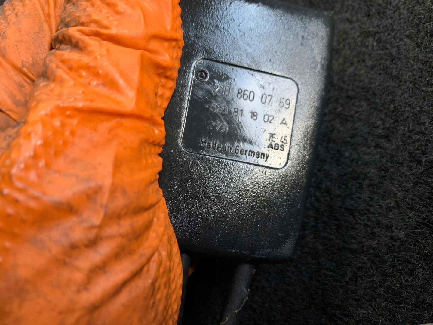 MERCEDES W210 SPINKA OSSATURA di sicurezza posteriore