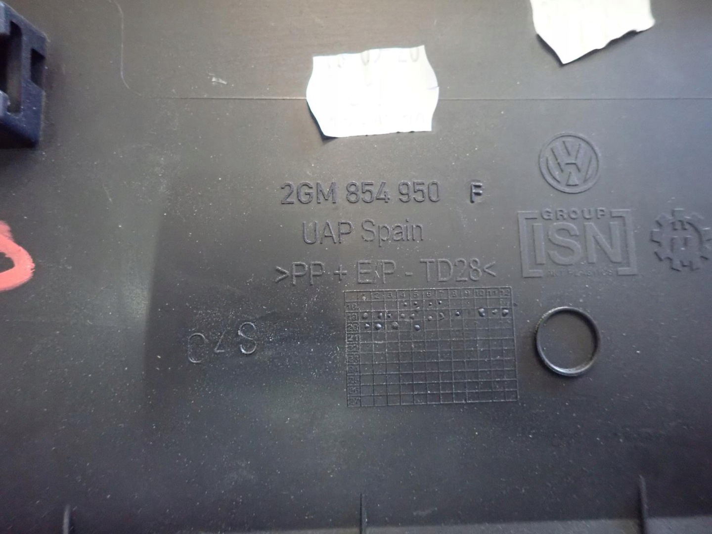 moulding door right rear part VW T-ROC 2017- 2GA854950