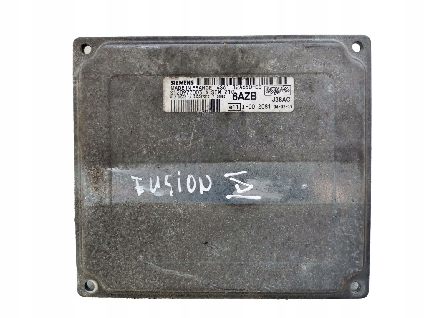computer control unit of the engine FORD FUSION MK1 1.4B
