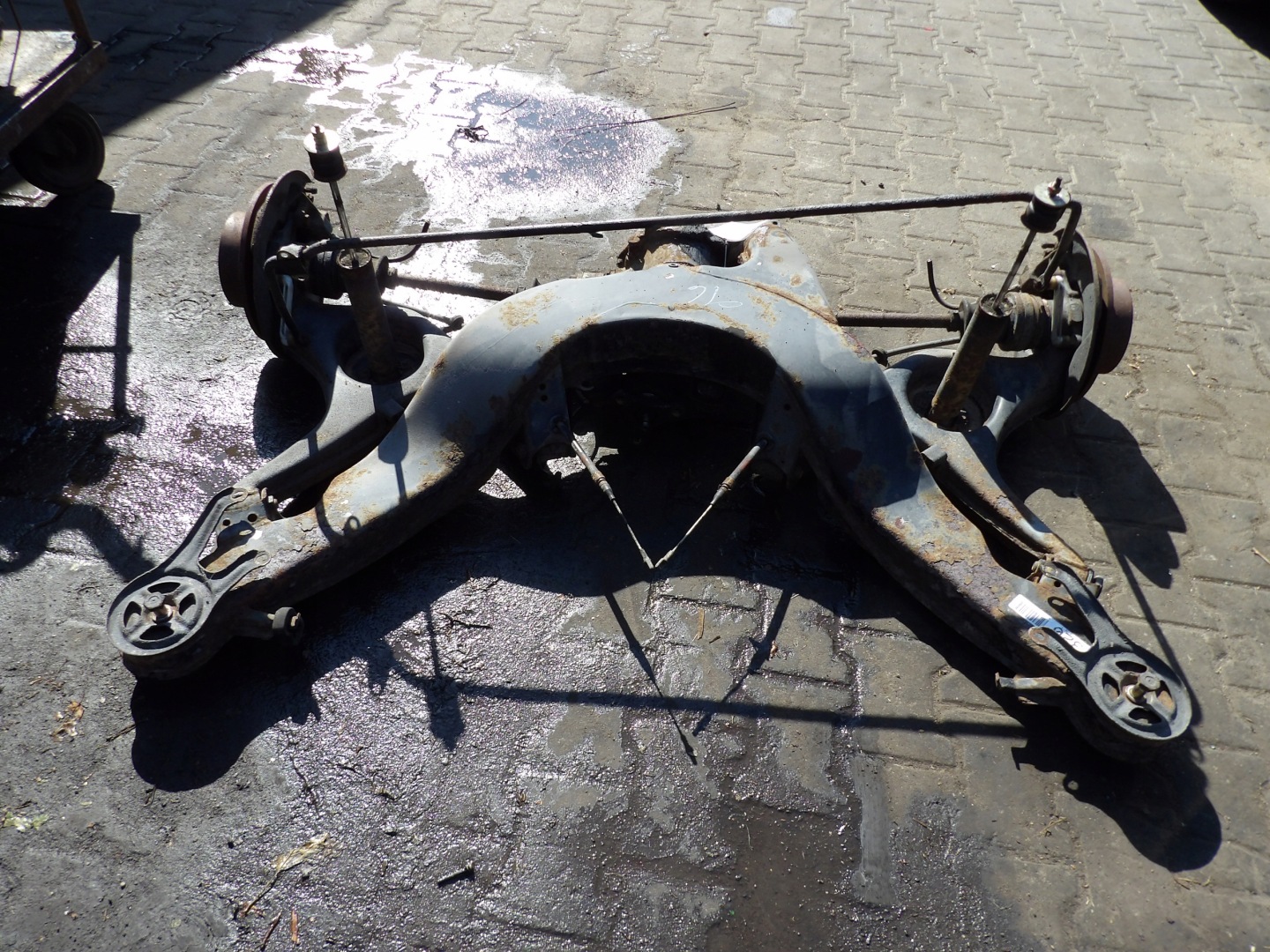 MERCEDES W126 COUPE SEC 1990R SUSPENSION ARRIÈRE COMPLETS
