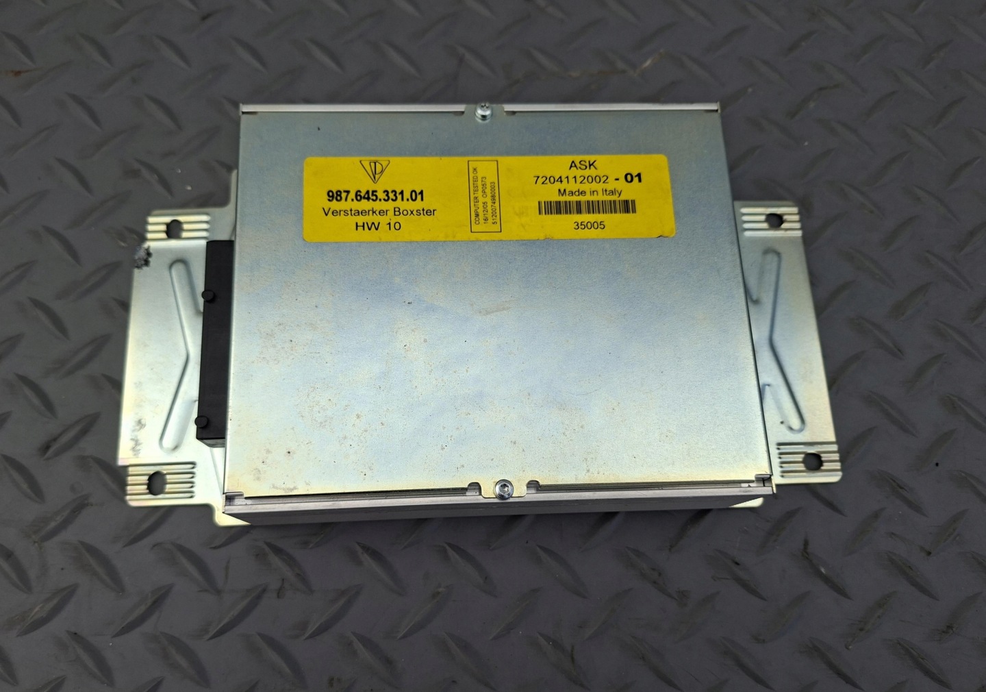 amplifier AUDIO 98764533101 PORSCHE BOXSTER CAYMAN S 987