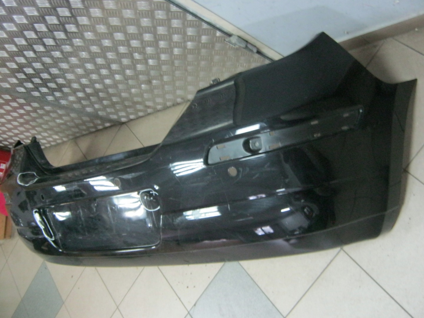 bumper rear part rear Nissan Tiida HB