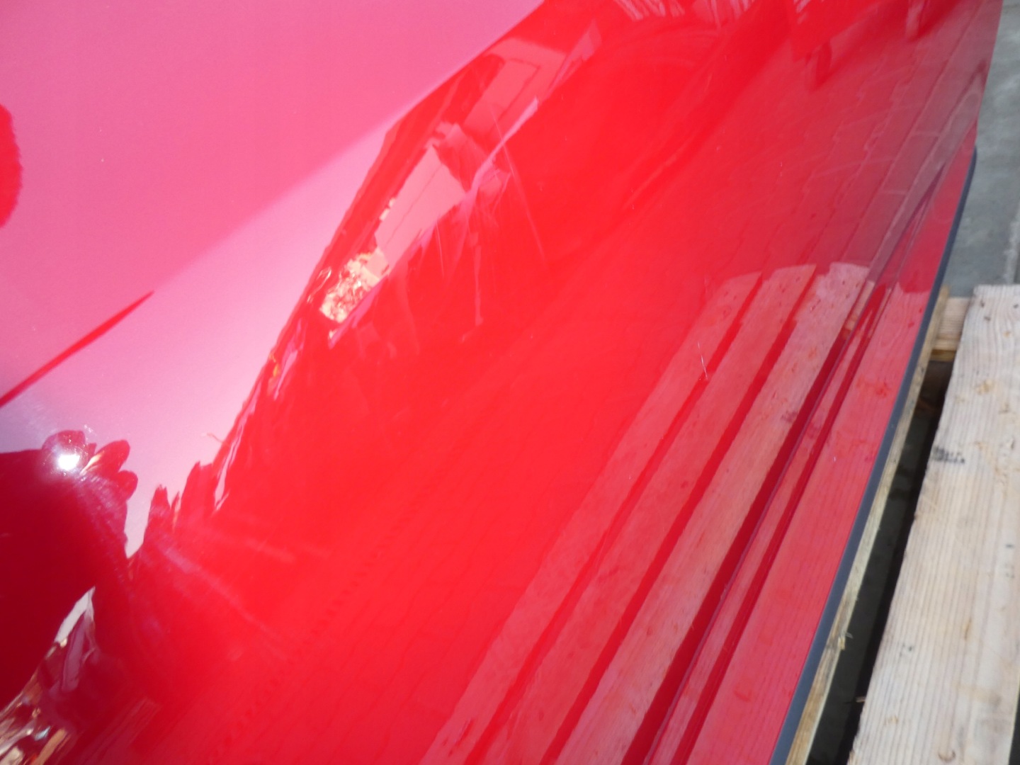 Tür rechts vorne komplet VW SCIROCCO rote