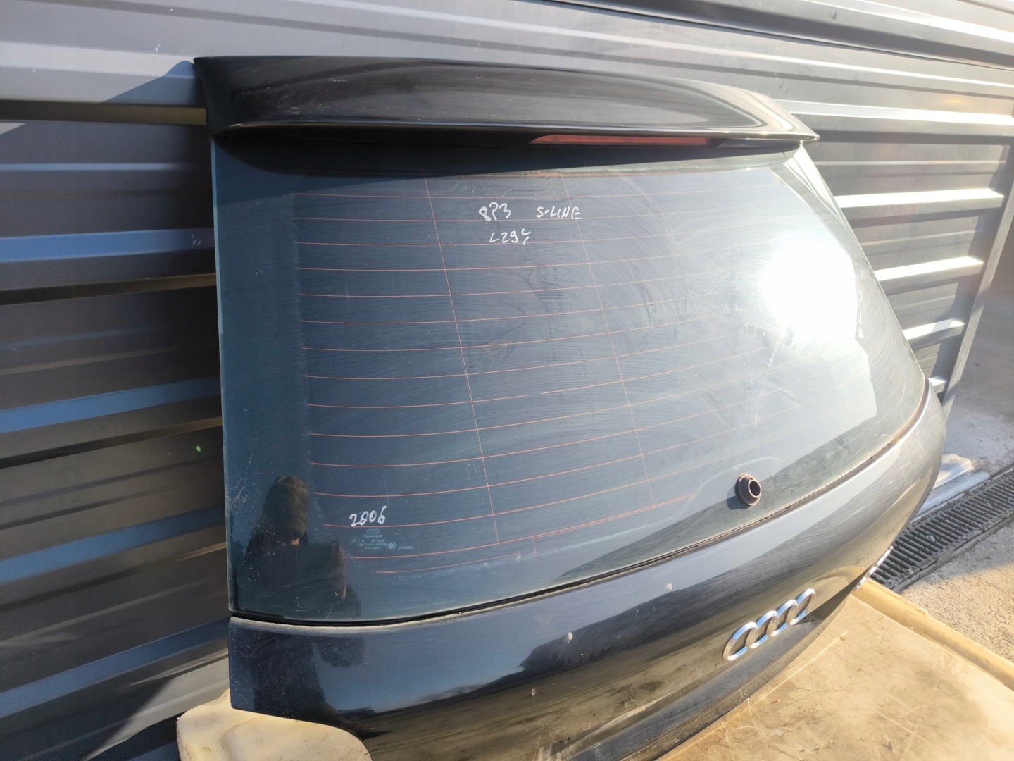 boot door AUDI A3 8P 3-door 2003-2011 S LINE LZ9Y original