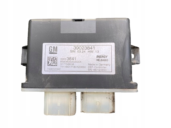 OPEL INSIGNIA B 2.0 CDTI module control unit ADBLUE 39023841