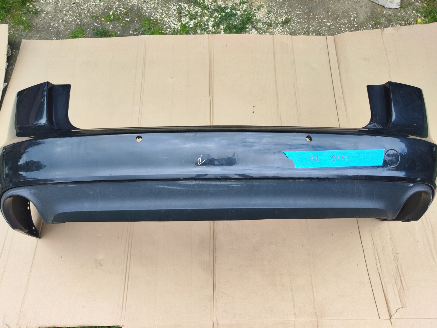 bumper rear part AUDI A6 C7 rear rear 4g0807521a 4g0807521 a