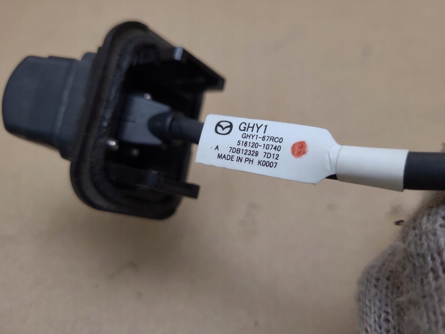Kamera reversing Mazda 6 3 2014 GHY1-67RC0