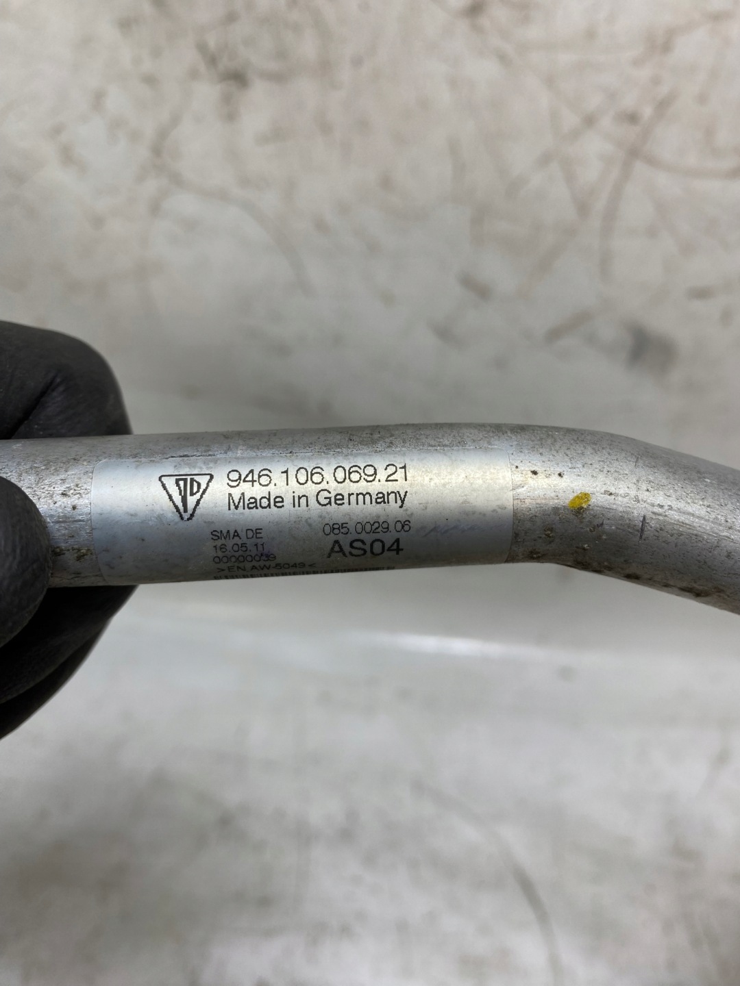 PORSCHE PANAMERA 970 prijenos crijevo cijevčica vode 97010604504