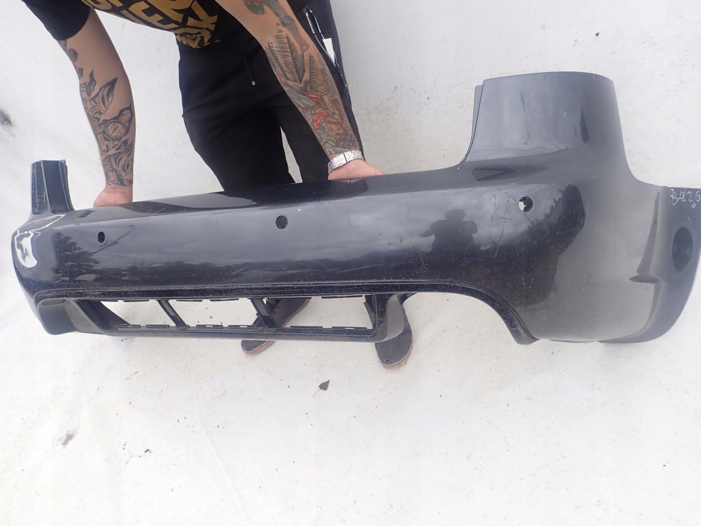 AUDI A4 8E 05-08 KOMBI S4 bumper rear part rear PDC