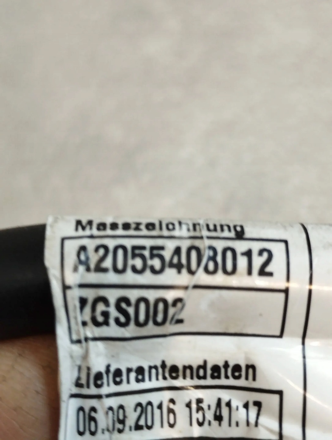 Mercedes-Benz GLC X253 cable battery A2055408012