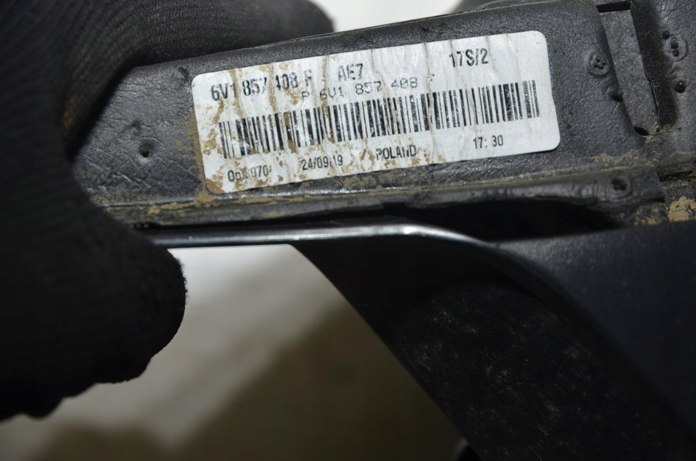 mirror right 6PIN Skoda Fabia III Lift