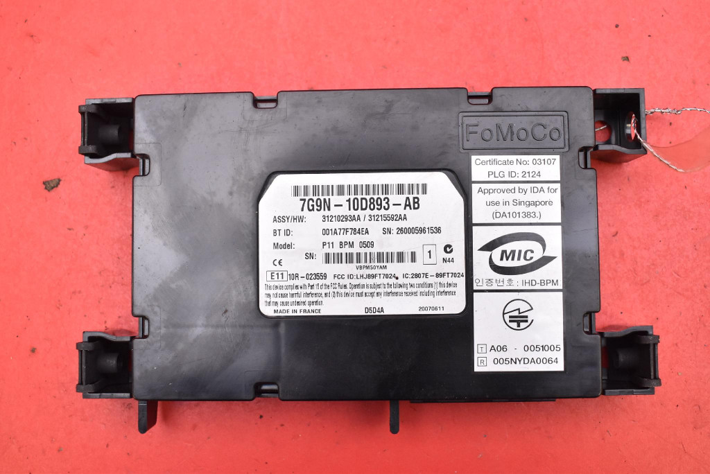 control unit module BLUETOOTH 7G9N-10D893-AB VOLVO S70 V70 3 III 00-05