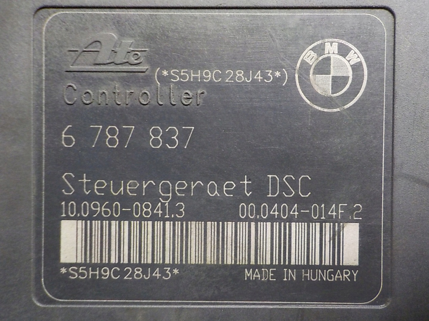BMW 3 (E90) Pompa ABS 6787836 10.0206-0375.4 6787837 10.0960-0841.3
