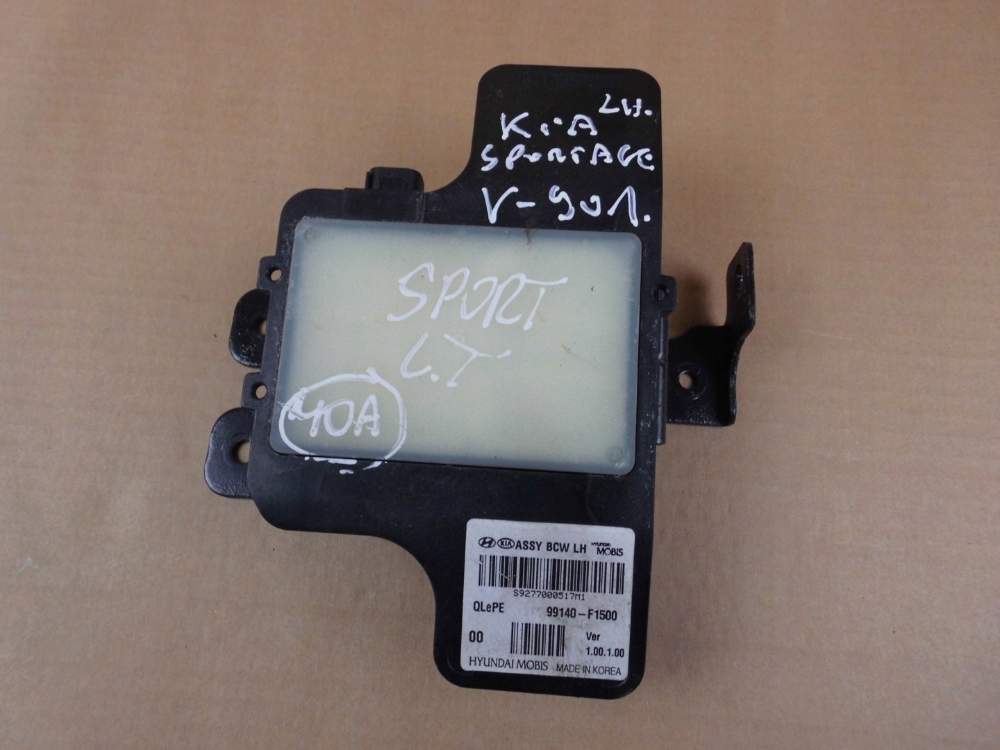 Kia Sportage IV 2018 2019 2020 sensor sensor martwego pola punktu left >