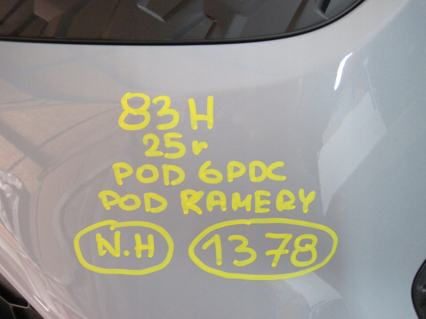 bumper AUDI Q3 83H 25R front front