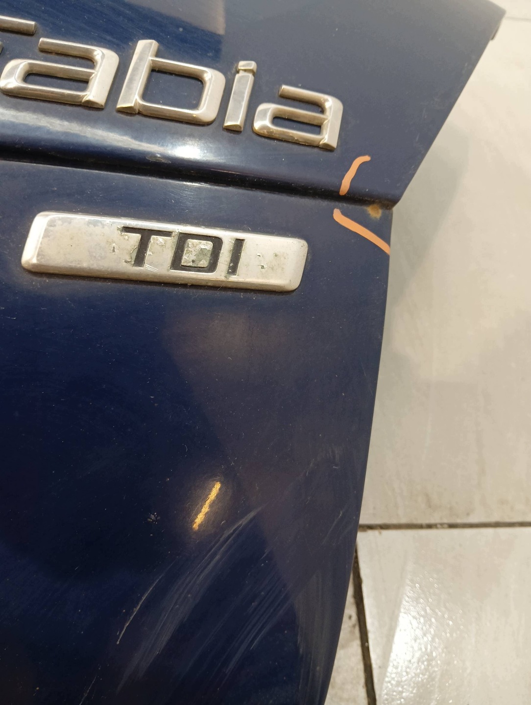 boot door 5D HB GRANATOWA Skoda Fabia II (2007-2014)